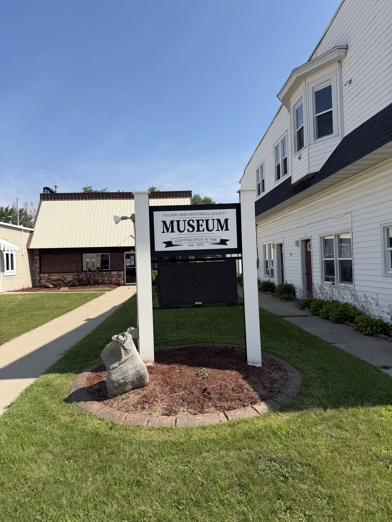 Pulaski Historical Society — museum display project by Covenant Signs and Graphics