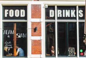 lighted channel letters in the store